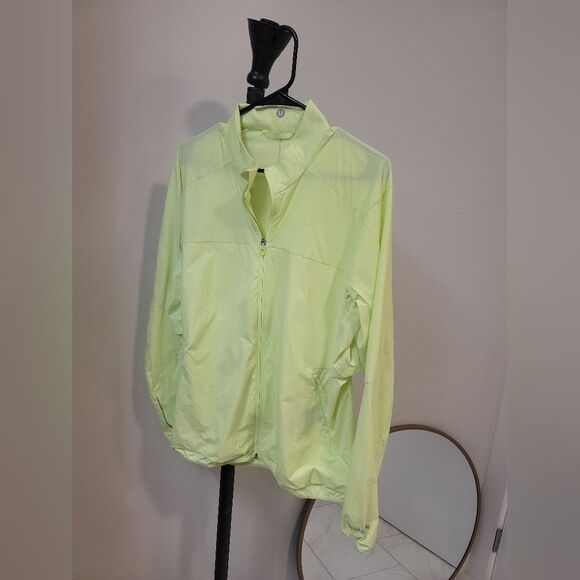 lululemon Stretch Ventilated Run Jacket Faded Zap Size Large - Picture 1 of 7